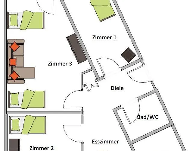 Von Oben 3,5 8.og Frisch Saniert دوسبرغ